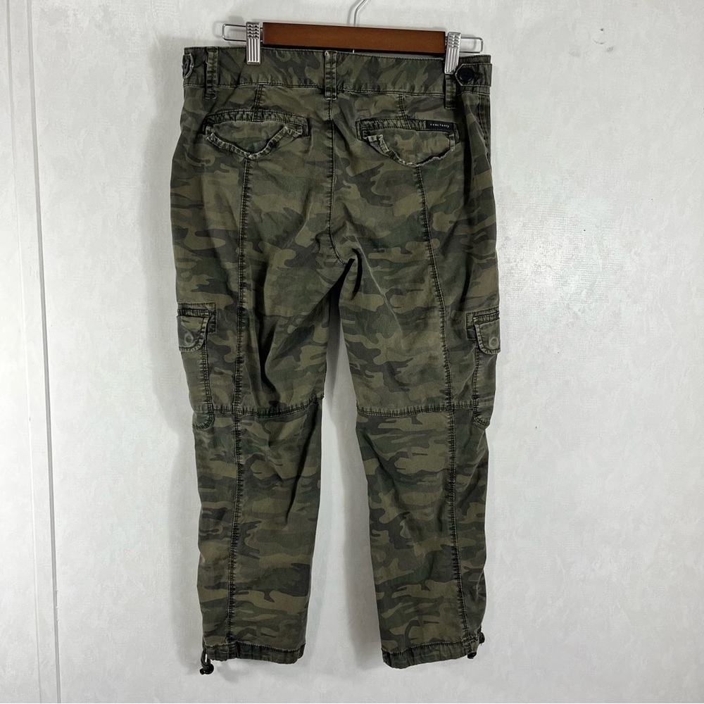 Sanctuary Anthropology Camouflage Cropped Terrain Cargo Pants Camo - Picture 5 of 8